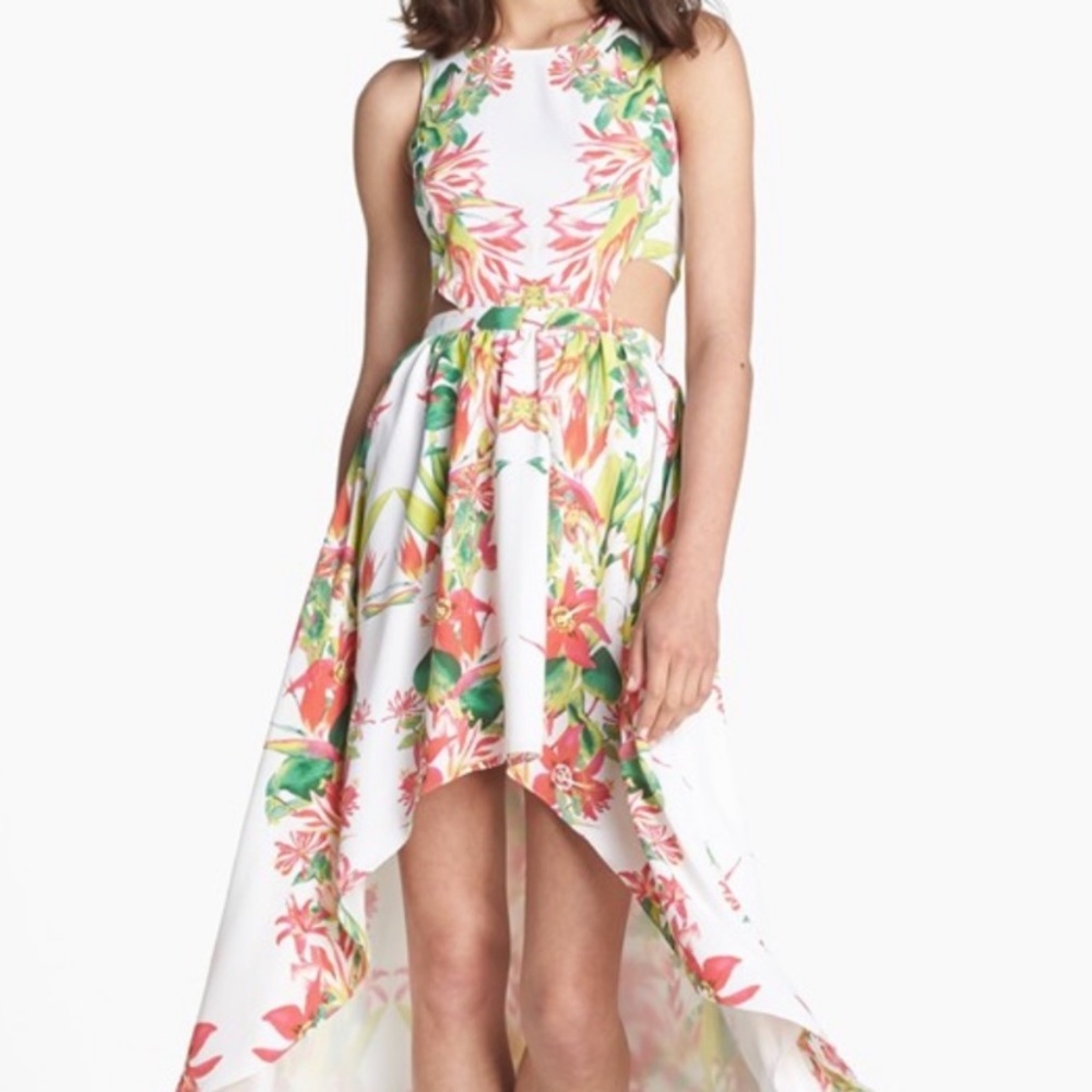 Lovers + friends high low floral dress